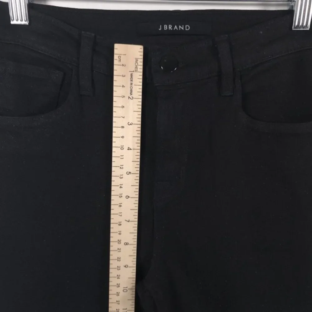 NWT J BRAND RUBY 30 HIGH RISE CIGARETTE CRYSTAL BLACK‎ Jeans USA🇺🇸MADE Size 26